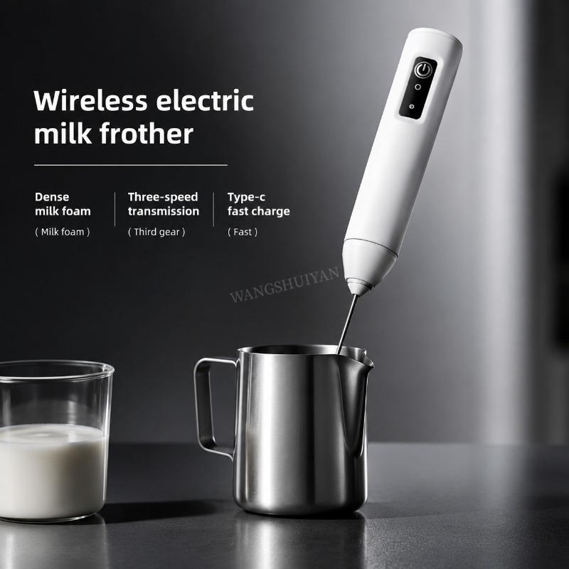携帯式電動ミルクフォーマー、ハンドブレンダー、USBミニコー - Electric Milk Frother Handheld のレビューと価格