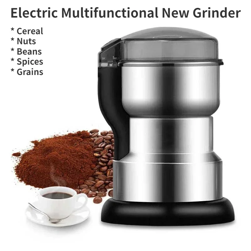 電動多機能コーヒーミル。家庭用。コーヒー豆、シリアル、ナッツ - Coffee Bean Grinder Electric のレビューと価格