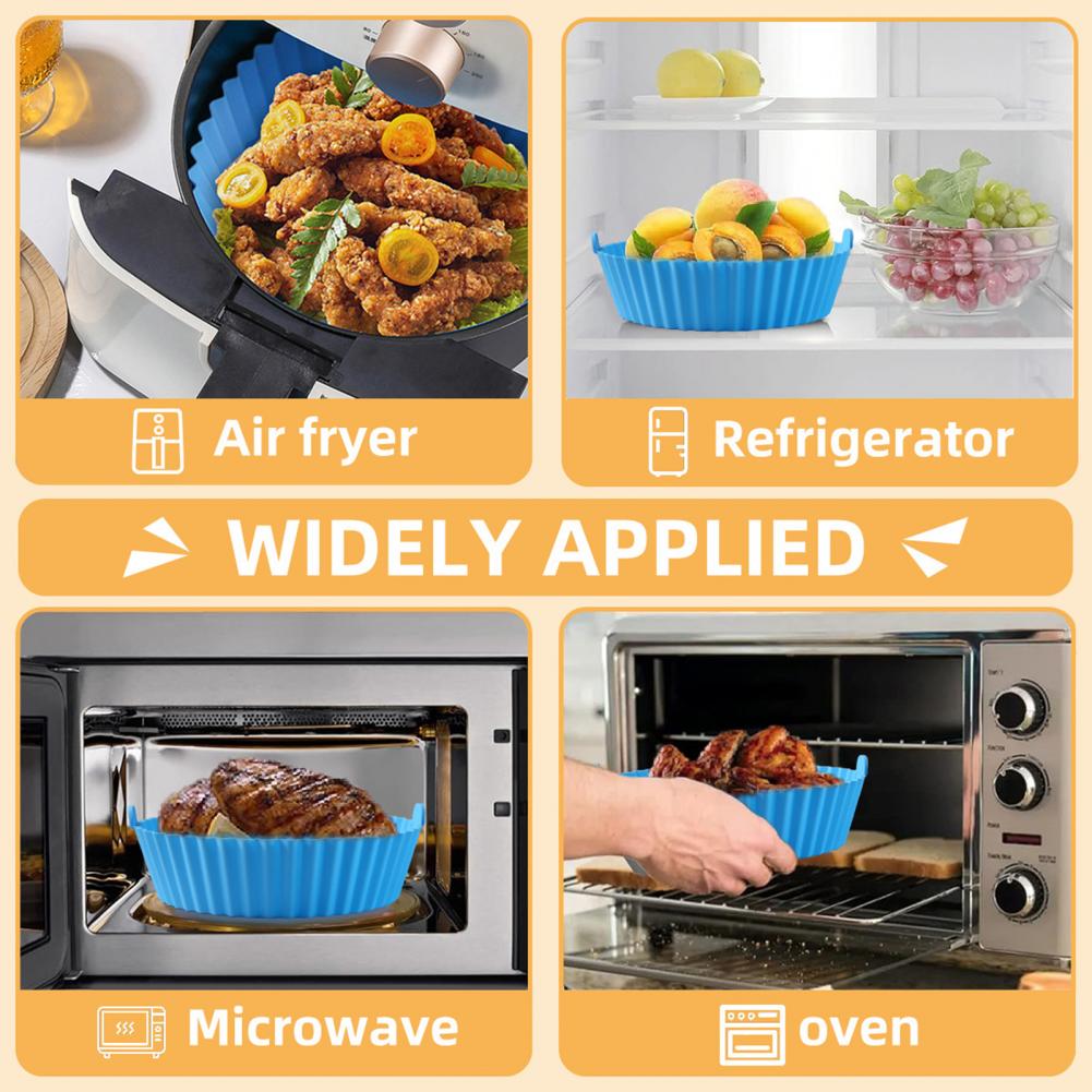 食品グレードのシリコンエアフライヤーセット,ポット,ポット, - Air Fryer Silicone Pot Liner のレビューと価格