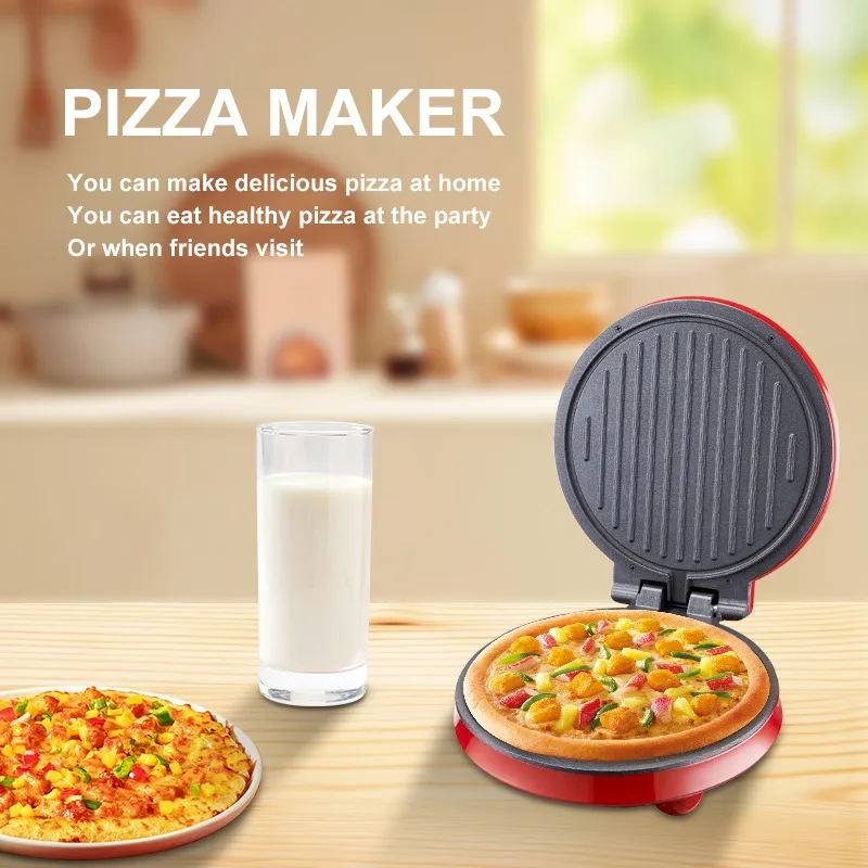 110V電気ピザマシン、両面加熱電気ケーキパン、パンケーキマ - Mini Waffle Maker Machine のレビューと価格