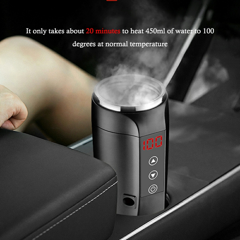 スマートトラベルカーマグ 304ステンレス鋼製 水加熱カップ - Electric Kettle Temperature Control のレビューと価格
